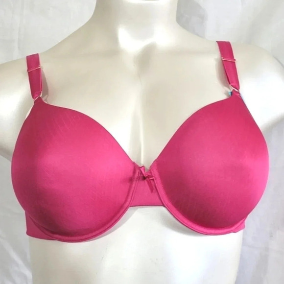 36C Radiant Vanity Fair 3475312 75312 75213 Back Smoothing UW Bra Wine NWT - Picture 1 of 5